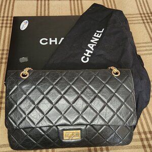 Chanel Black 2.55 – 2005 Quilted Flap Bag, Authentic